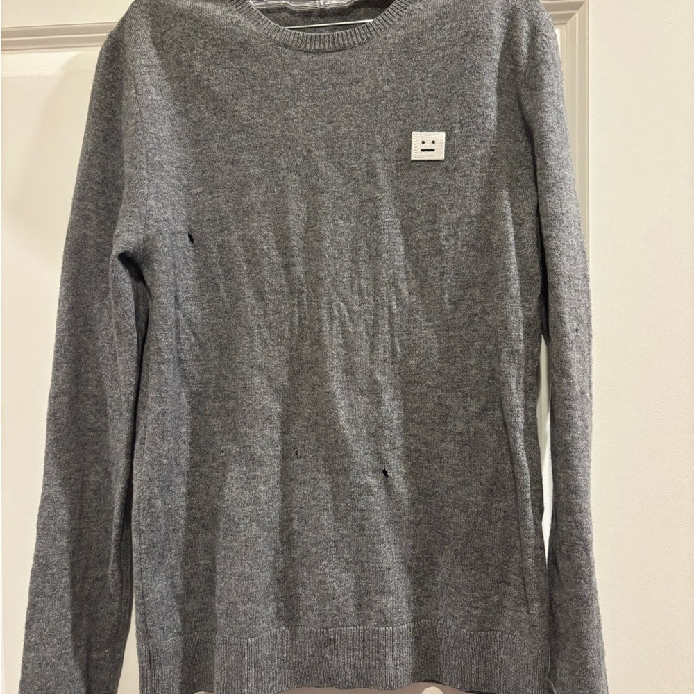 Acne Gray Crewneck Sweater